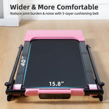 Load image into Gallery viewer, Ambifirner Portable Folding Treadmill, 3.0 HP Foldable Compact Treadmill for Home Office with 300 lb Capacity for Walking &amp; Running